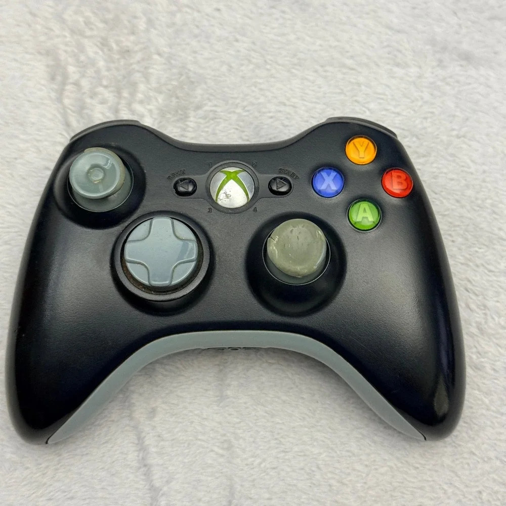 Microsoft Xbox 360 Wireless Controller Black Model 1403 Gamepad